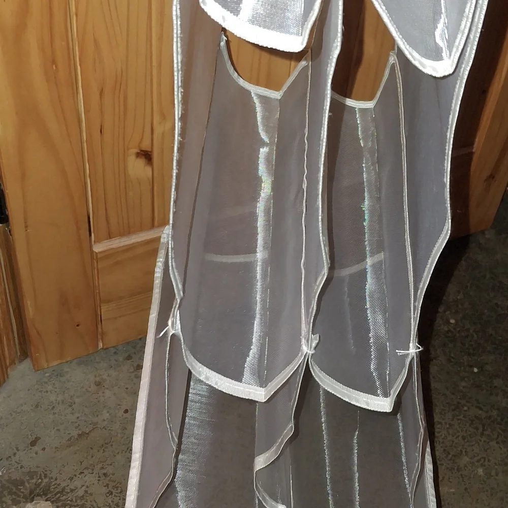 Clear Over-the-Door Hanging Closet Organizer - Clear Mesh